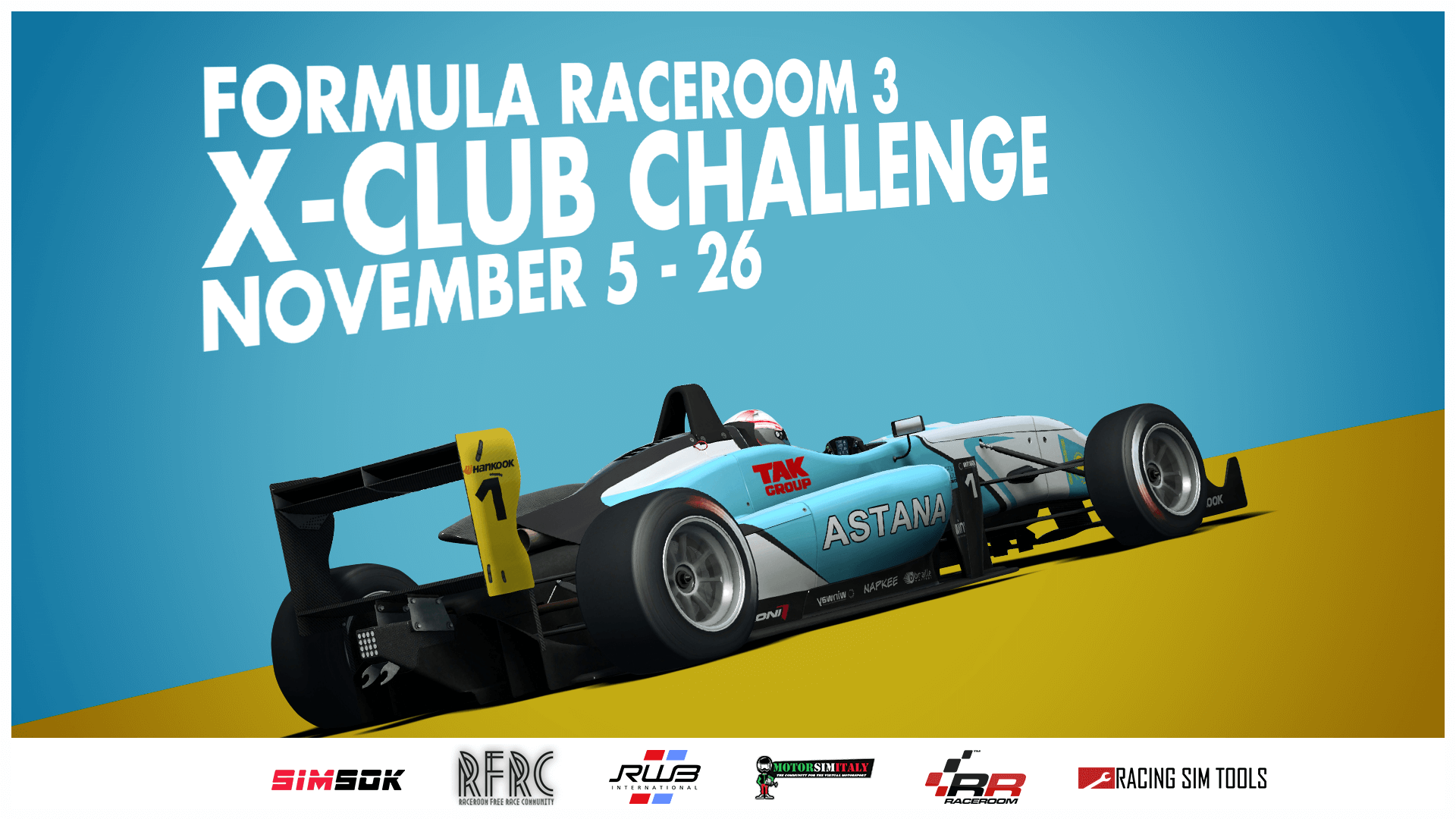 Formula Raceroom 3 X-Club Challenge