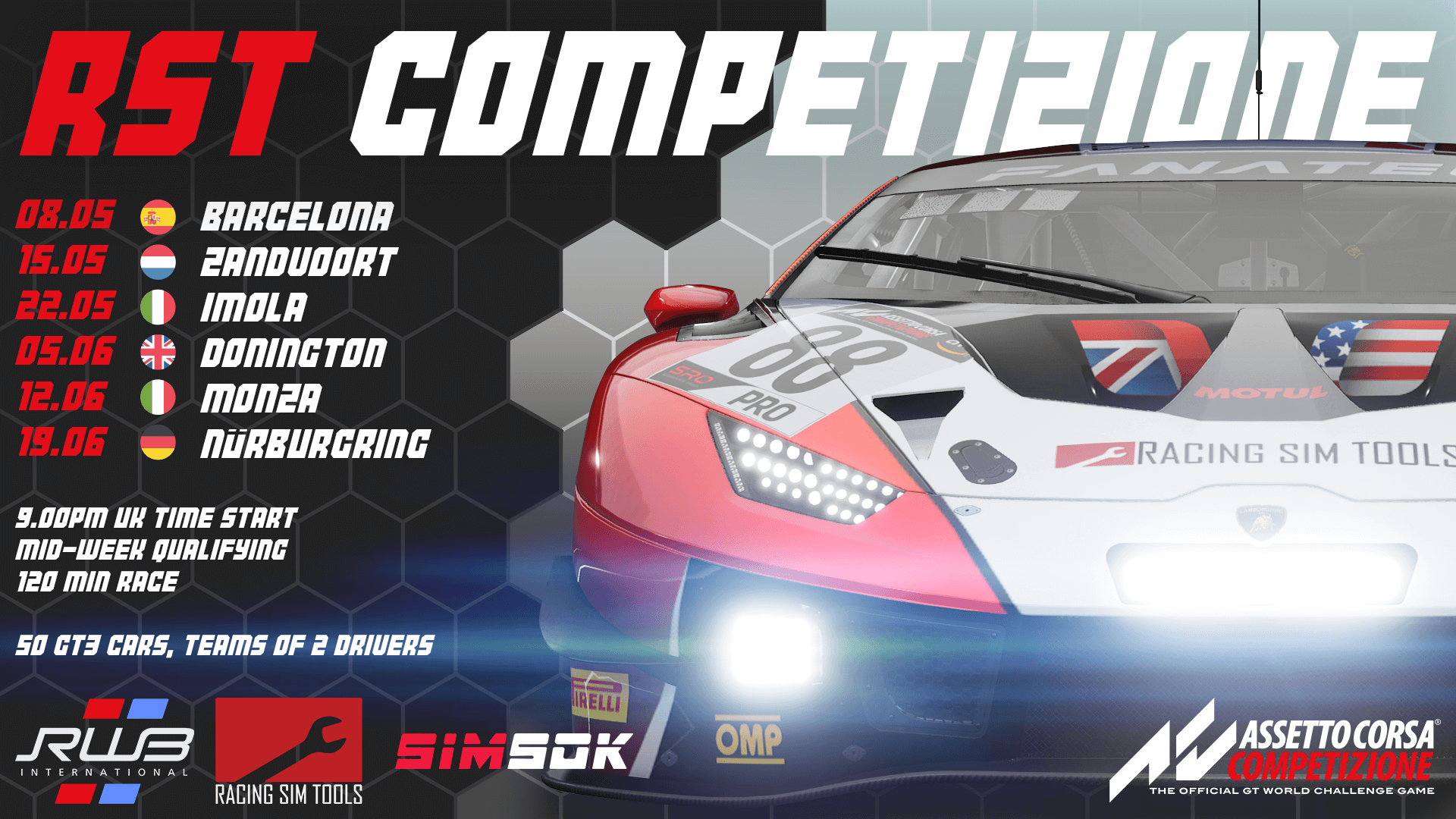 RST Competizione - GT3 Team league powered by RWB 